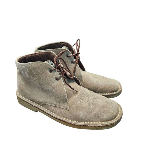 Code West Gray Suede Chukka Boots Men's Size 9.5 - Picture 2 of 11